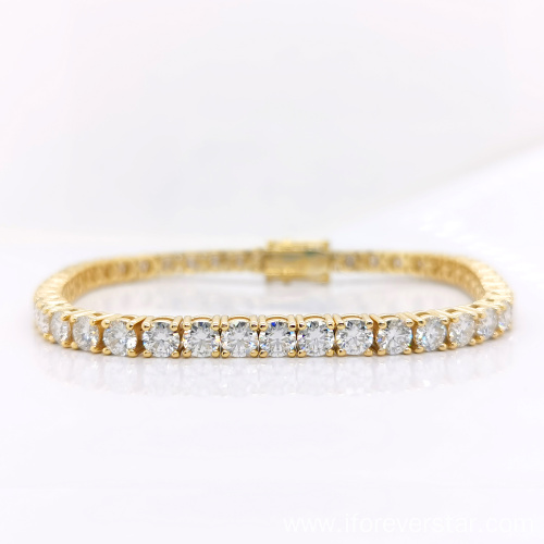 Moissanite Tennis Bracelet 925 Silver